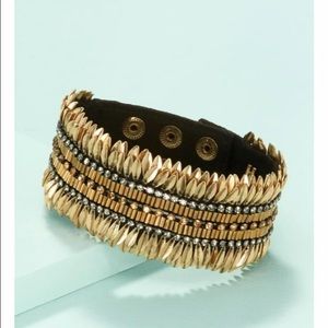 Stella & Dot Gold Pegasus Bracelet